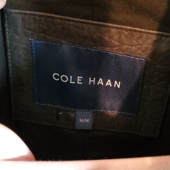 Cole Haan Leather Jacket - Picture 3 of 6